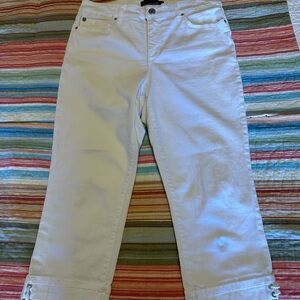 Bandolino Women's Cream Ankle Jeans